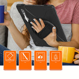 Galaxy Tab S10 Ultra Zore Defender Tablet Silikon Siyah