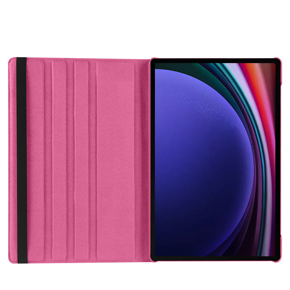 Galaxy Tab S10 Ultra Zore Dönebilen Standlı Kılıf Siyah