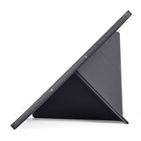 Galaxy Tab S11 Kılıf Zore Tri Folding Kalem Bölmeli Standlı Kılıf Mavi