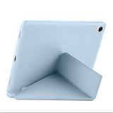 Galaxy Tab S11 Kılıf Zore Tri Folding Kalem Bölmeli Standlı Kılıf Gri