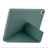 Galaxy Tab S11 Kılıf Zore Tri Folding Kalem Bölmeli Standlı Kılıf Gri
