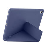 Galaxy Tab S11 Kılıf Zore Tri Folding Kalem Bölmeli Standlı Kılıf Gri