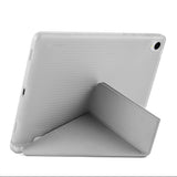 Galaxy Tab S11 Kılıf Zore Tri Folding Kalem Bölmeli Standlı Kılıf Mavi