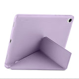 Galaxy Tab S11 Kılıf Zore Tri Folding Kalem Bölmeli Standlı Kılıf Gri