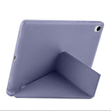 Galaxy Tab S11 Kılıf Zore Tri Folding Kalem Bölmeli Standlı Kılıf Gri