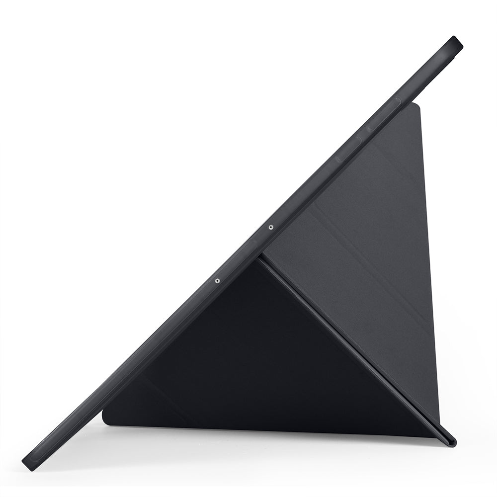 Galaxy Tab S11 Ultra Kılıf Zore Tri Folding Kalem Bölmeli Standlı Kılıf Lila