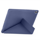 Galaxy Tab S11 Ultra Kılıf Zore Tri Folding Kalem Bölmeli Standlı Kılıf Gri