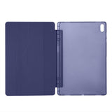 Galaxy Tab S11 Ultra Kılıf Tri Folding Kalem Bölmeli Standlı Kılıf Gri