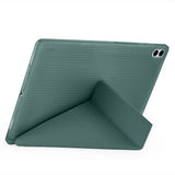 Galaxy Tab S11 Ultra Kılıf Zore Tri Folding Kalem Bölmeli Standlı Kılıf Lila