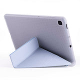Galaxy Tab S6 Lite P610 Kılıf Zore Tri Folding Kalem Bölmeli Standlı Kılıf Siyah