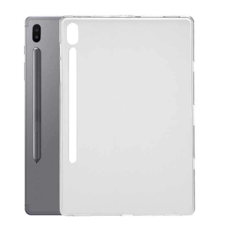 Galaxy Tab S7 FE LTE (T737-T736-T733-T730) Kılıf Zore Tablet Süper Silikon Kapak Renksiz