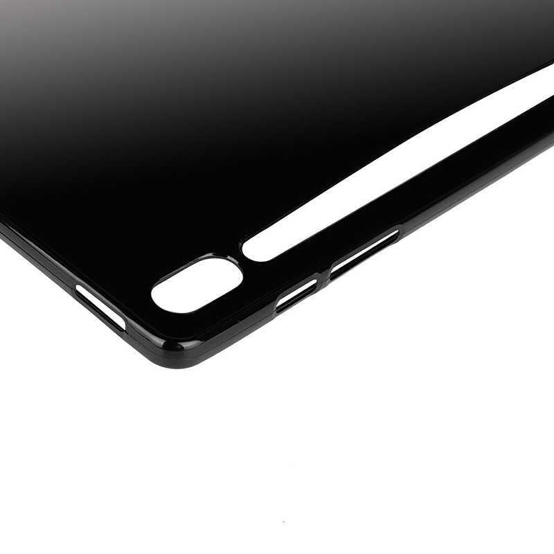 Galaxy Tab S7 FE LTE (T737-T736-T733-T730) Kılıf Zore Tablet Süper Silikon Kapak Siyah