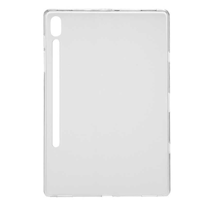 Galaxy Tab S7 FE LTE (T737-T736-T733-T730) Kılıf Zore Tablet Süper Silikon Kapak Renksiz