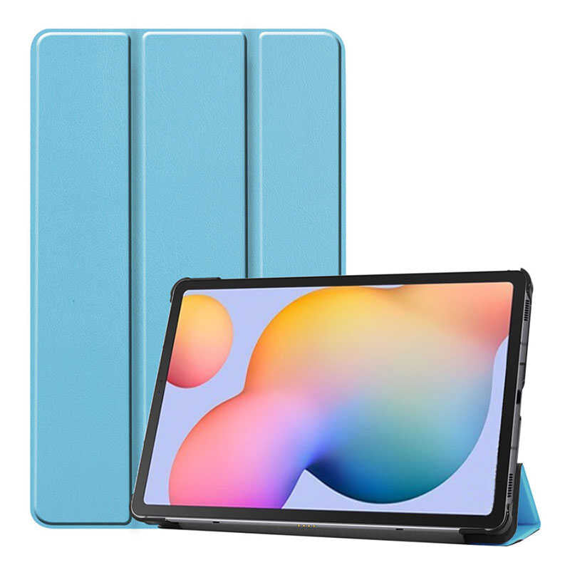 Galaxy Tab S7 FE LTE (T737-T736-T733-T730) Zore Smart Cover Standlı 1-1 Kılıf Rose Gold