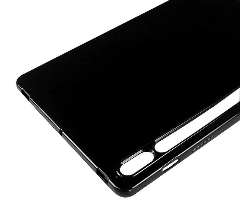 Galaxy Tab S7 Plus T970 Kılıf Zore Tablet Süper Silikon Kapak Renksiz