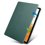 Galaxy Tab S7 Plus T970 Kılıf Zore Termik Kalem Bölmeli Dönebilen Standlı Kılıf Siyah