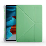 Galaxy Tab S7 T870 Kılıf Zore Tri Folding Kalem Bölmeli Standlı Kılıf Mor