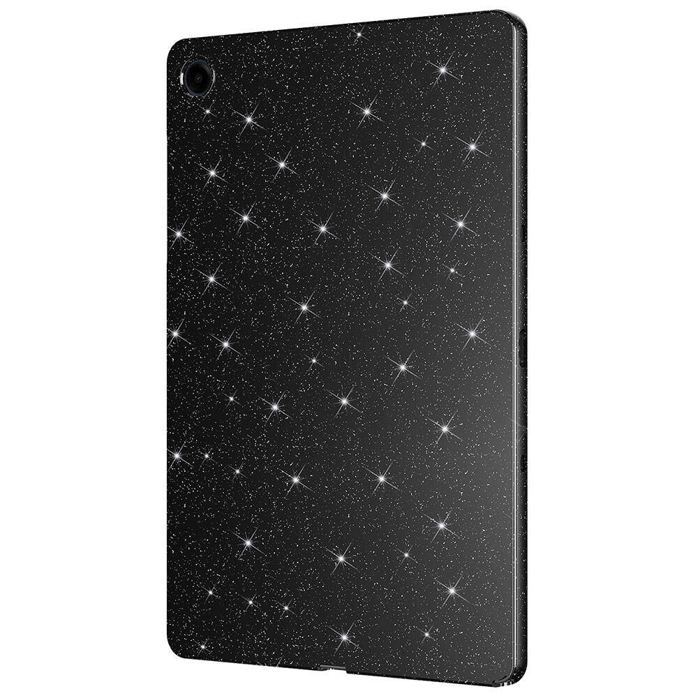 Galaxy Tab S7 T870 Simli Parlak Görünümlü Zore Tablet Koton Kılıf Siyah