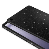 Galaxy Tab S7 T870 Simli Parlak Görünümlü Zore Tablet Koton Kılıf Lila