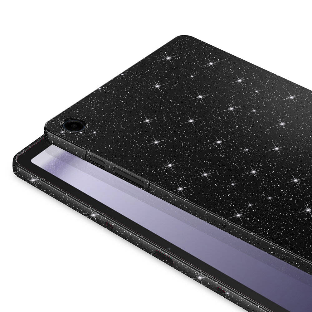 Galaxy Tab S7 T870 Simli Parlak Görünümlü Zore Tablet Koton Kılıf Lila