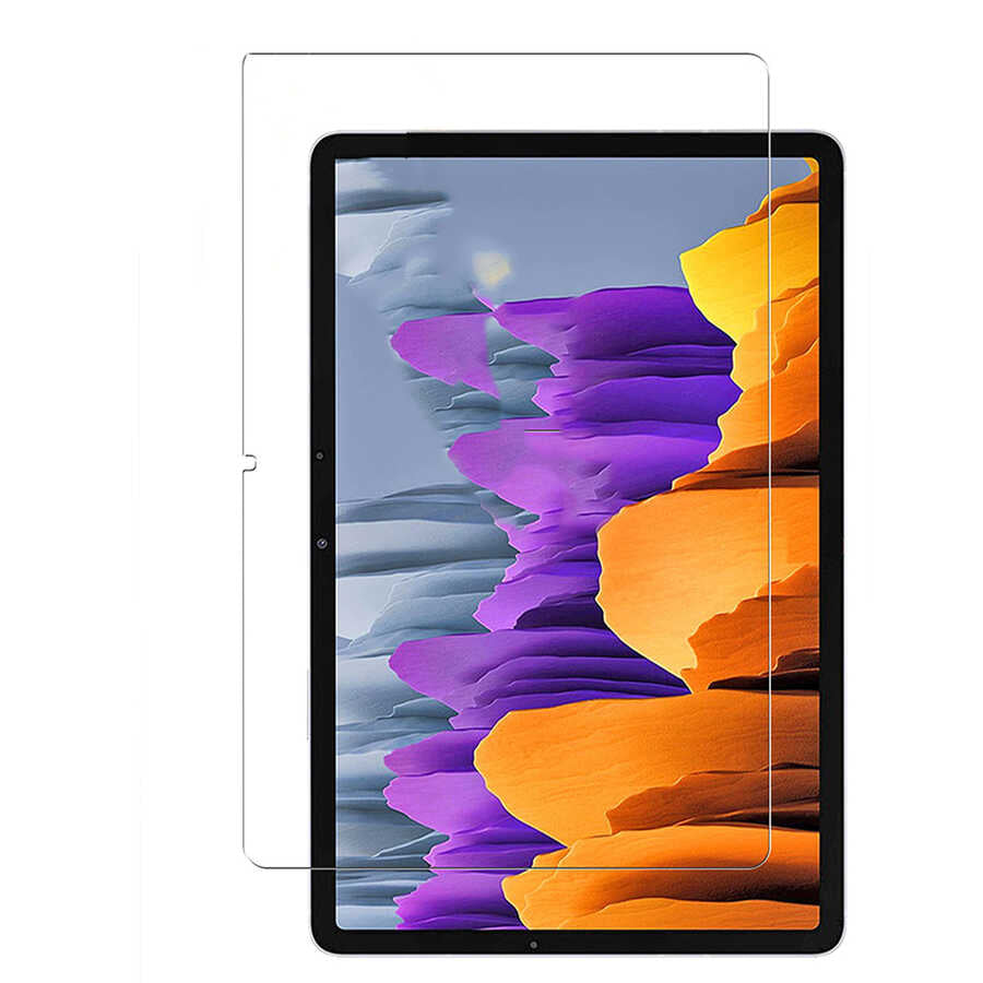 Galaxy Tab S7 T870 Zore Tablet Temperli Cam Ekran Koruyucu Renksiz