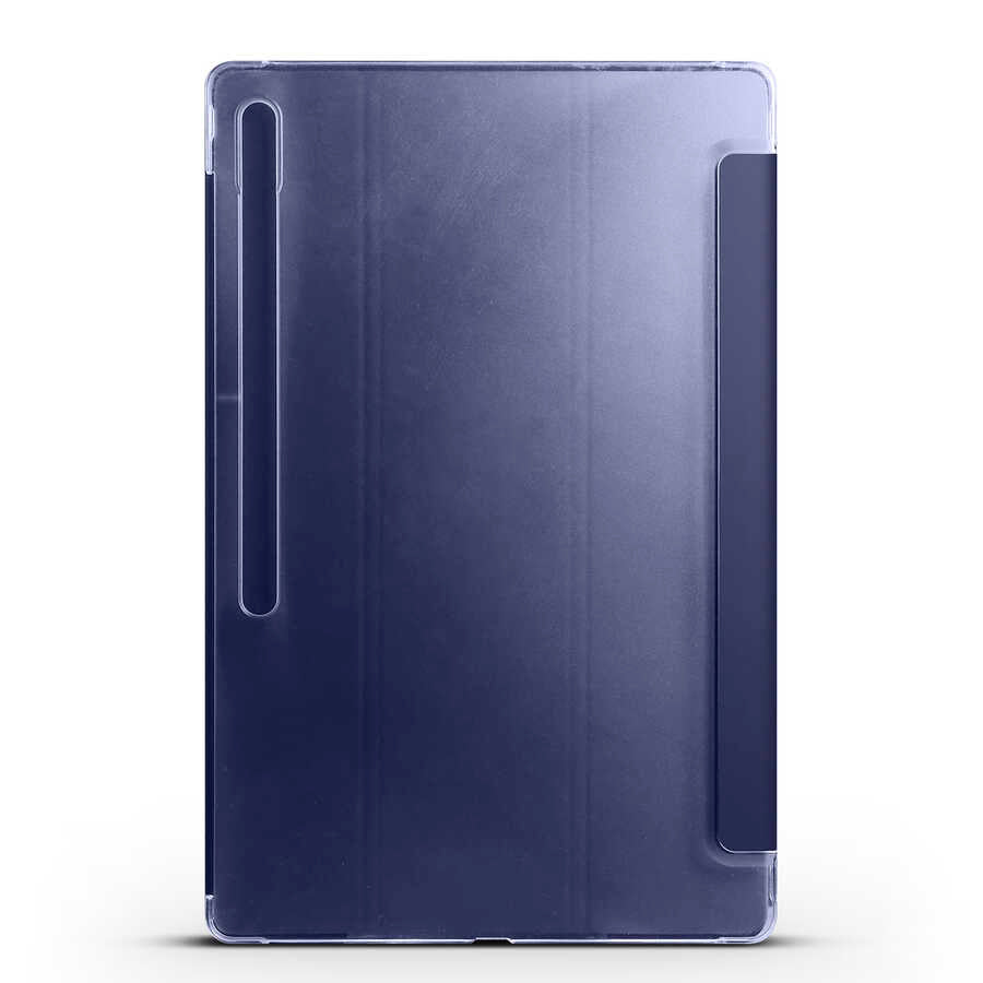Galaxy Tab S8 Ultra SM-X900 Zore Smart Cover Standlı 1-1 Kılıf Rose Gold