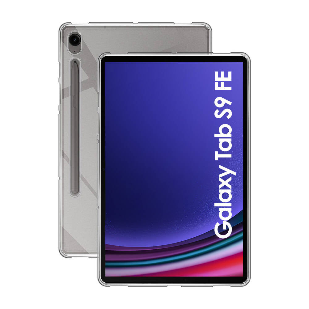 Galaxy Tab S9 FE Kılıf Zore Tablet Süper Silikon Kapak Renksiz