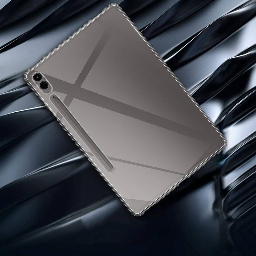 Galaxy Tab S9 FE Plus Kılıf Zore Tablet Süper Silikon Kapak Renksiz