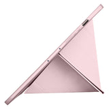 Galaxy Tab S9 FE Plus Kılıf Zore Tri Folding Kalem Bölmeli Standlı Kılıf Mor