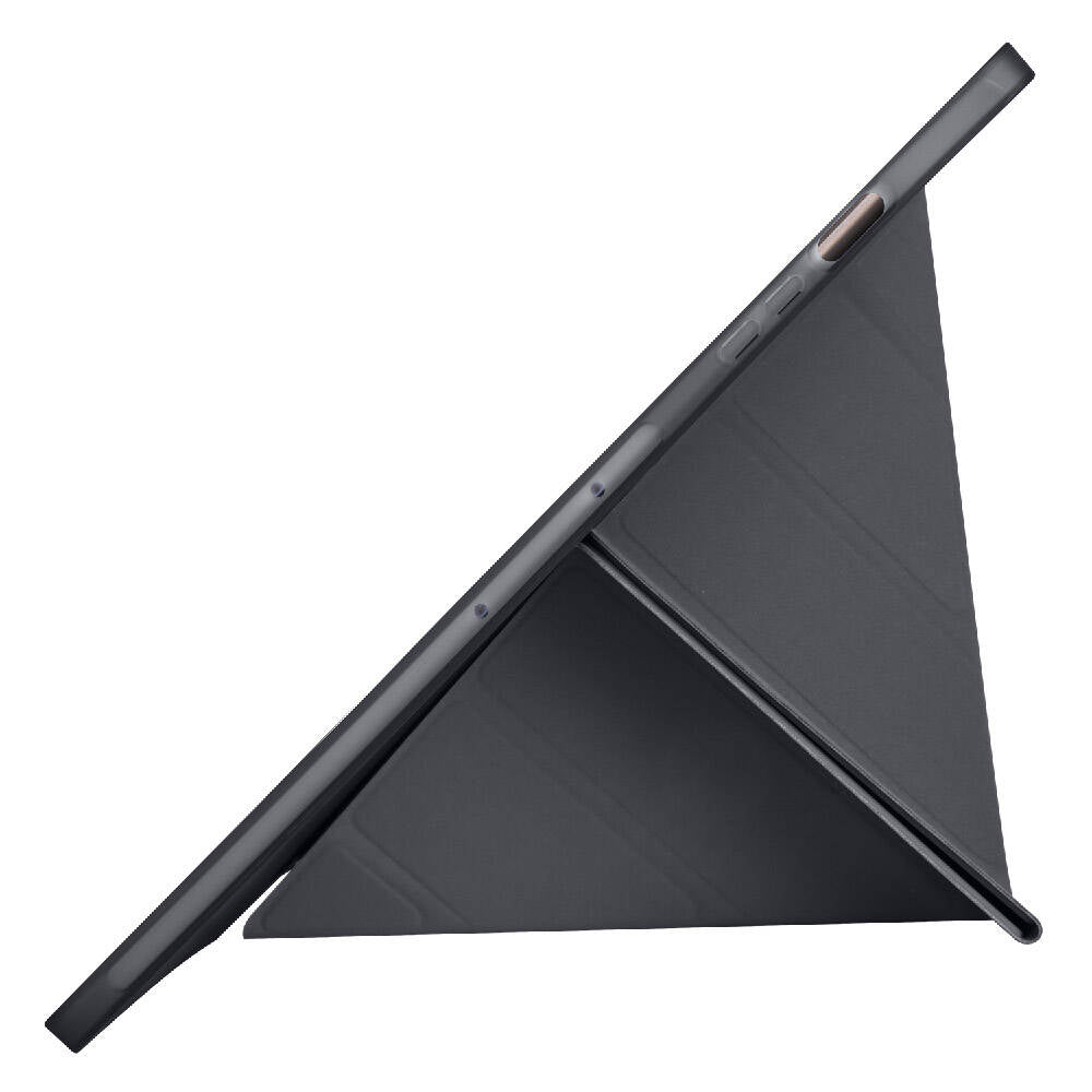 Galaxy Tab S9 FE Plus Kılıf Zore Tri Folding Kalem Bölmeli Standlı Kılıf Mor