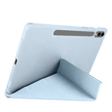 Galaxy Tab S9 FE Plus Kılıf Zore Tri Folding Kalem Bölmeli Standlı Kılıf Kırmızı