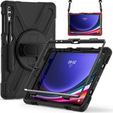 Galaxy Tab S9 FE Plus Zore Defender Tablet Silikon Siyah