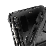 Galaxy Tab S9 FE Plus Zore Defender Tablet Silikon Siyah