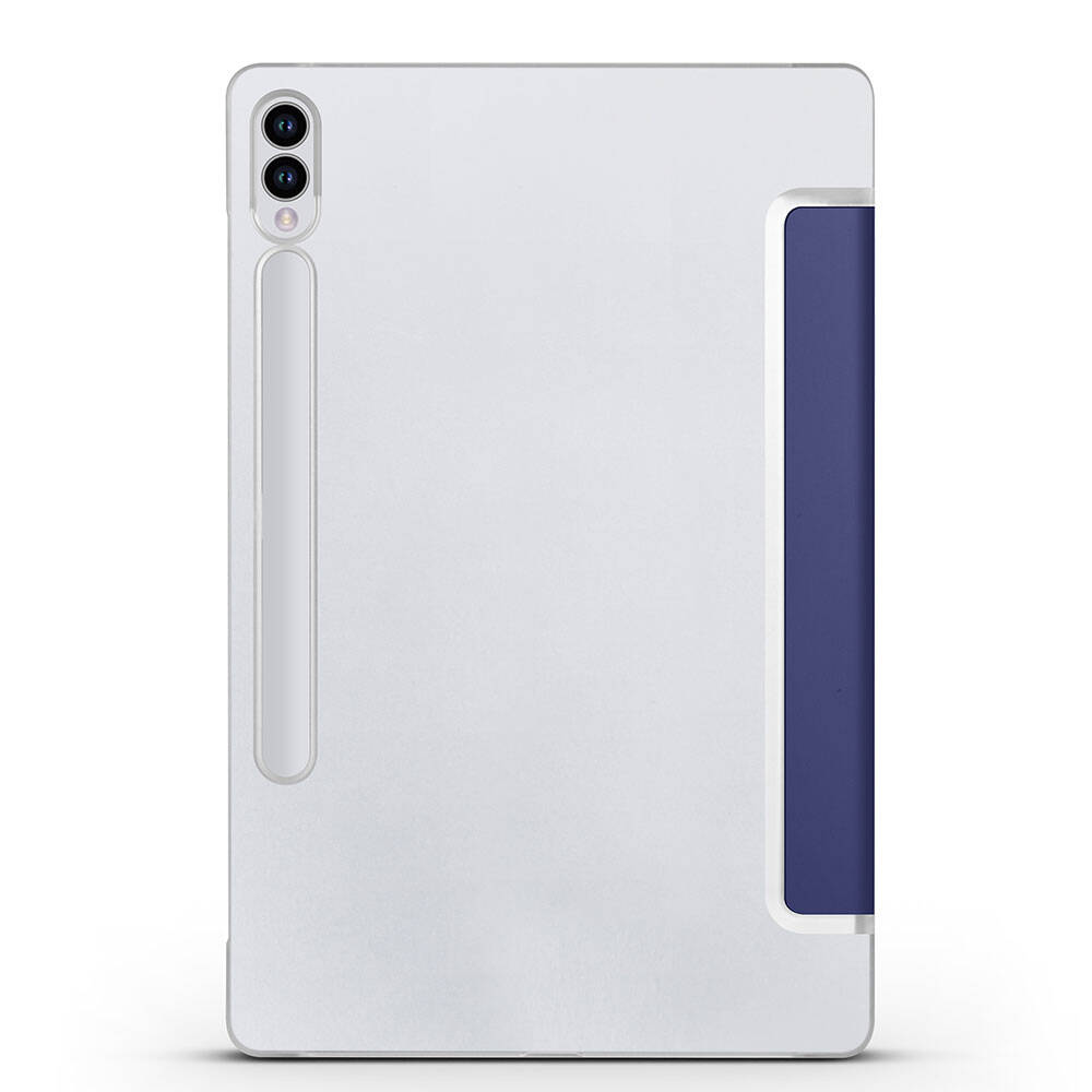 Galaxy Tab S9 FE Plus Zore Smart Cover Standlı 1-1 Kılıf Mavi