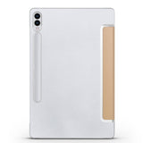 Galaxy Tab S9 FE Plus Zore Smart Cover Standlı 1-1 Kılıf Rose Gold