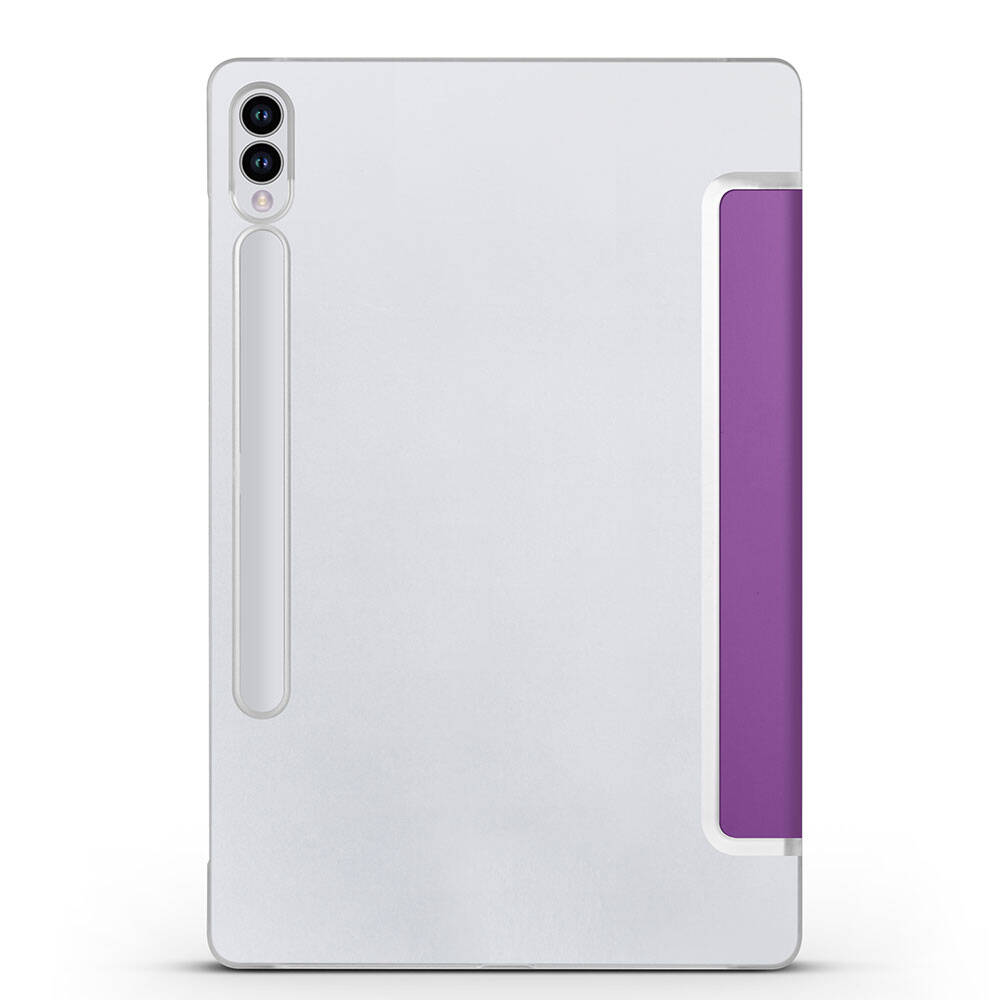 Galaxy Tab S9 FE Plus Zore Smart Cover Standlı 1-1 Kılıf Pembe