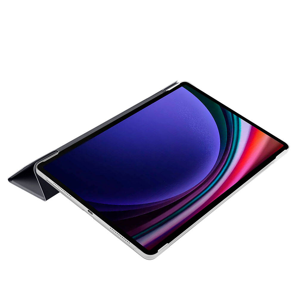 Galaxy Tab S9 FE Plus Zore Smart Cover Standlı 1-1 Kılıf Mor