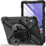 Galaxy Tab S9 FE Zore Defender Tablet Silikon Siyah
