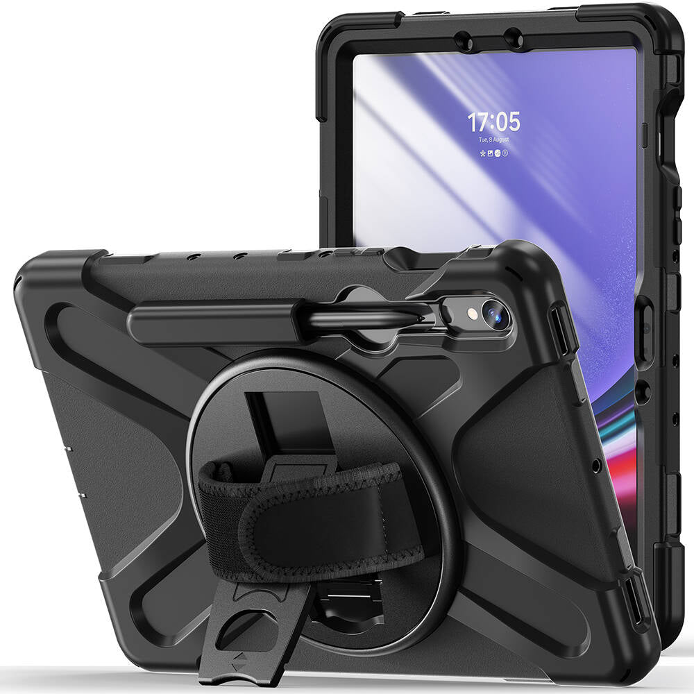 Galaxy Tab S9 FE Zore Defender Tablet Silikon Siyah