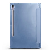Galaxy Tab S9 FE Zore Smart Cover Kalem Bölmeli Standlı 1-1 Kılıf Lila