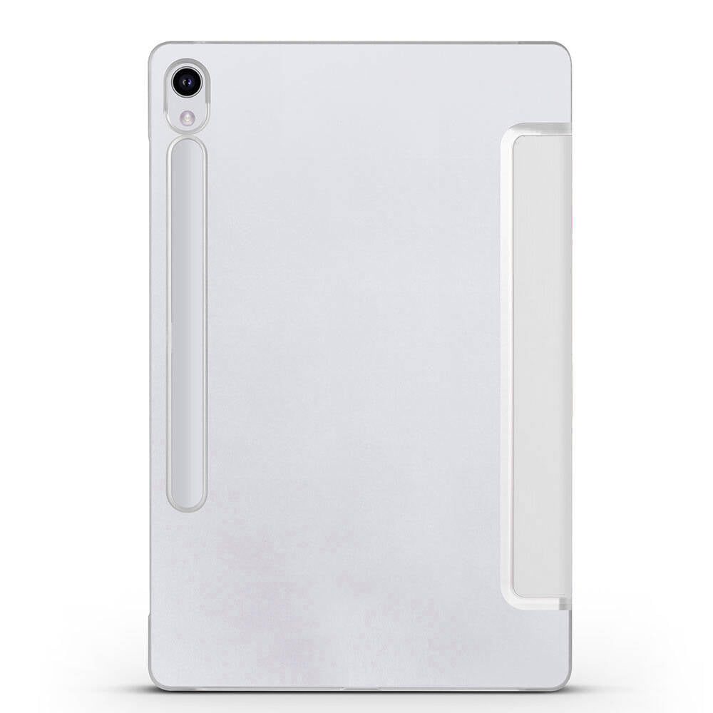 Galaxy Tab S9 FE Zore Smart Cover Standlı 1-1 Kılıf Gri