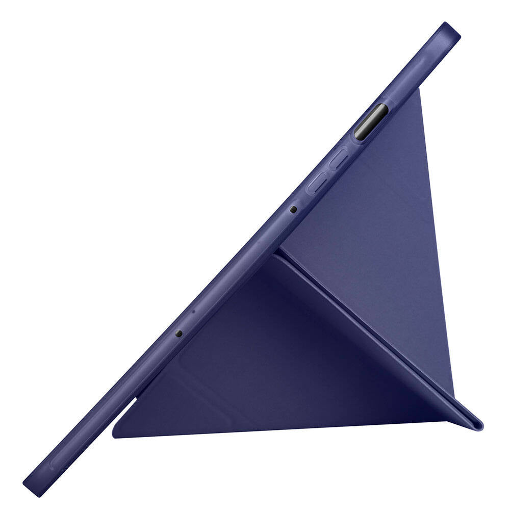 Galaxy Tab S9 Kılıf Zore Tri Folding Kalem Bölmeli Standlı Kılıf Lacivert