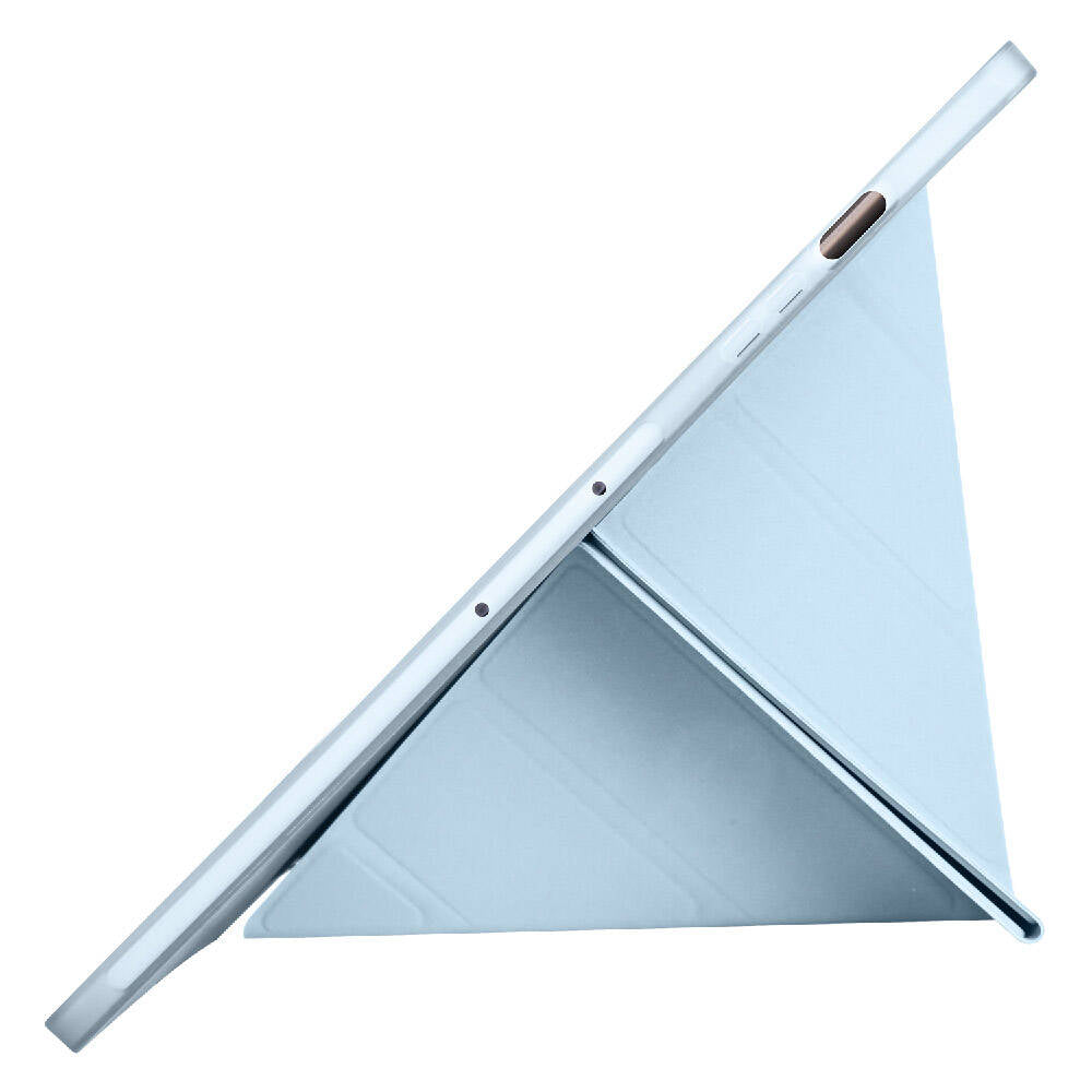 Galaxy Tab S9 Plus Kılıf Zore Tri Folding Kalem Bölmeli Standlı Kılıf Mor