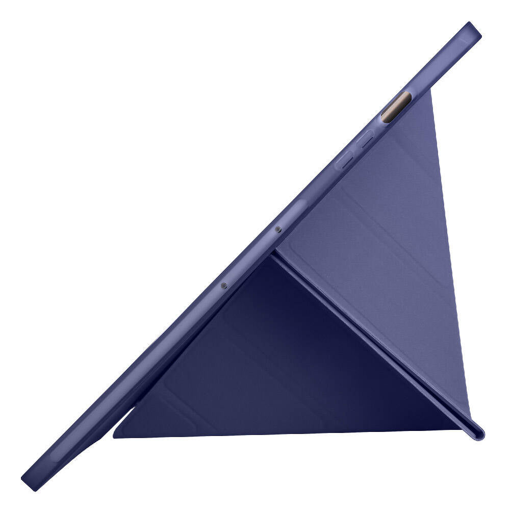 Galaxy Tab S9 Plus Kılıf Zore Tri Folding Kalem Bölmeli Standlı Kılıf Mor