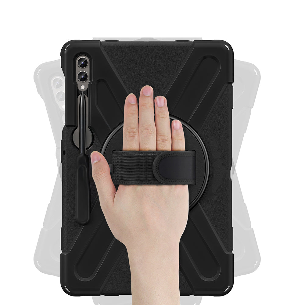 Galaxy Tab S9 Plus Zore Defender Tablet Silikon Siyah