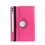 Galaxy Tab S9 Plus Zore Dönebilen Standlı Kılıf Siyah