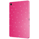 Galaxy Tab S9 Simli Parlak Görünümlü Zore Tablet Koton Kılıf Gümüş