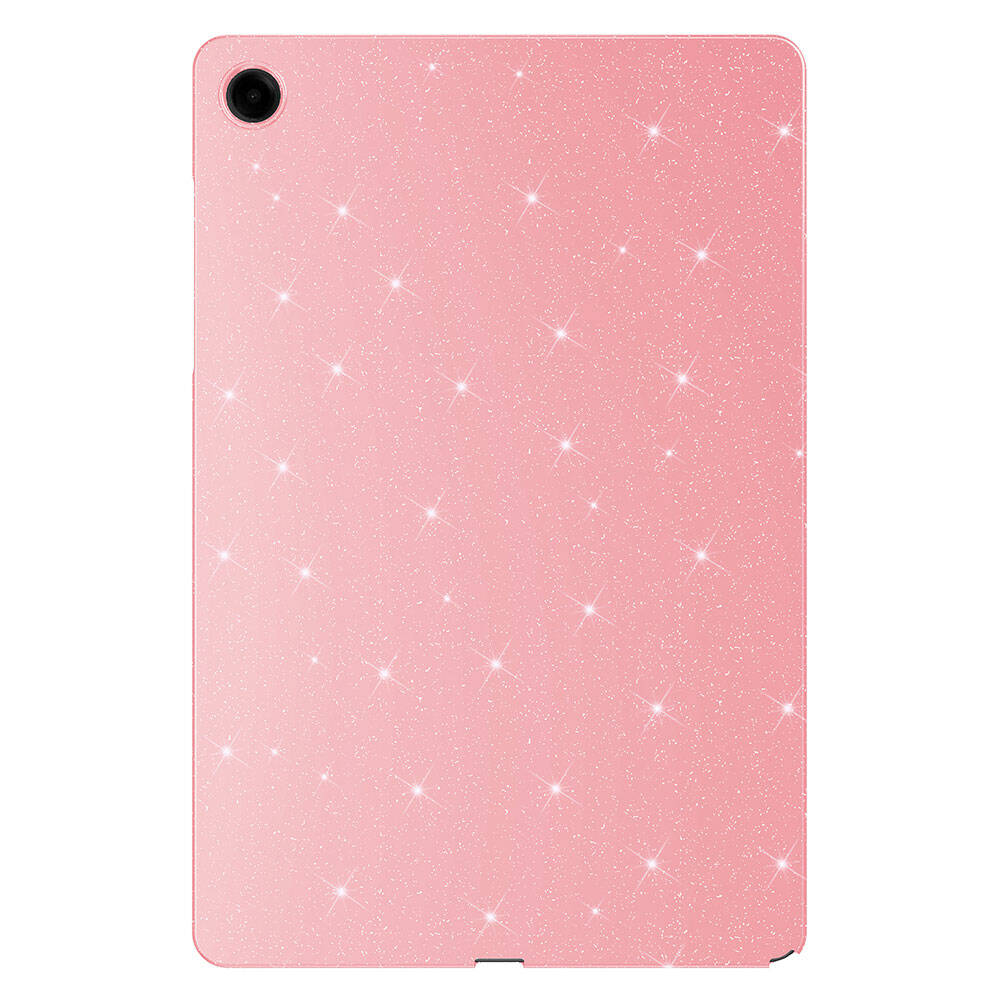 Galaxy Tab S9 Simli Parlak Görünümlü Zore Tablet Koton Kılıf Gümüş