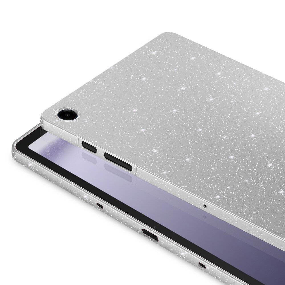 Galaxy Tab S9 Simli Parlak Görünümlü Zore Tablet Koton Kılıf Lila