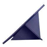 Galaxy Tab S9 Ultra Kılıf Zore Tri Folding Kalem Bölmeli Standlı Kılıf Mavi